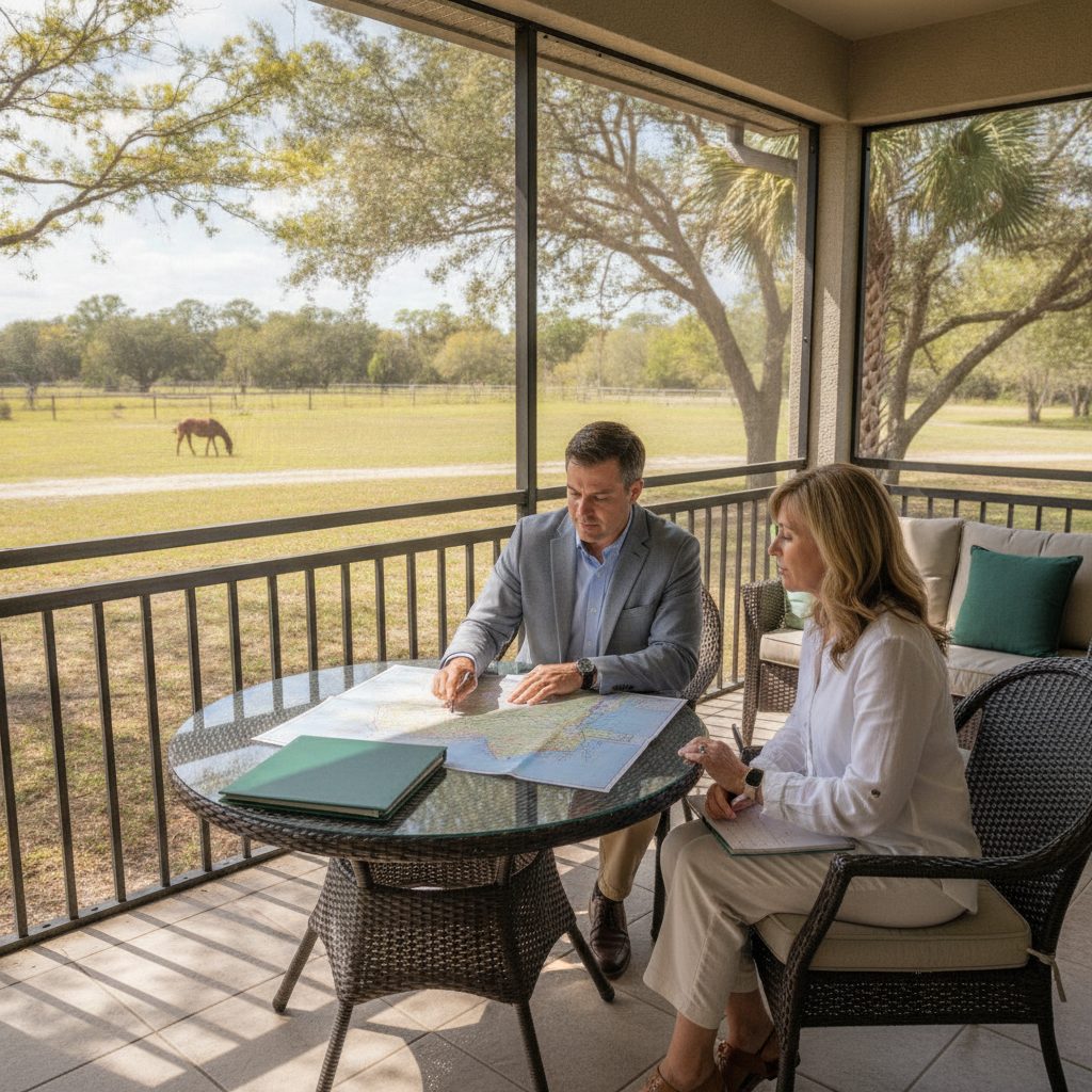 A primary residence on a suburban lot in the Wesley Chapel and Pasco County corridor